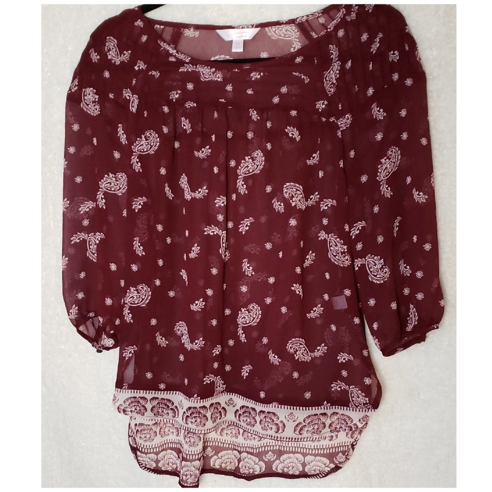 Lauren Conrad | Boho Blouse xs